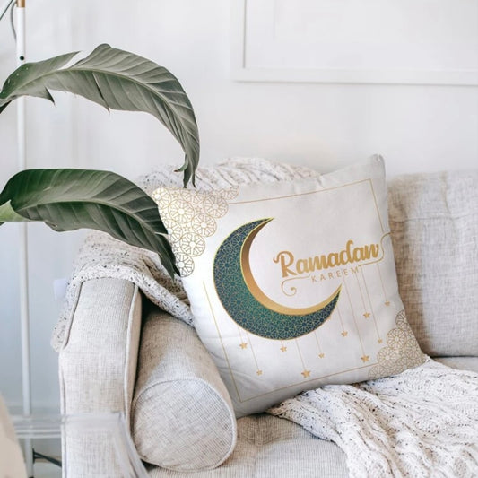 Ramadan Lantern Print Cushion Cover Without Filler #RT1573