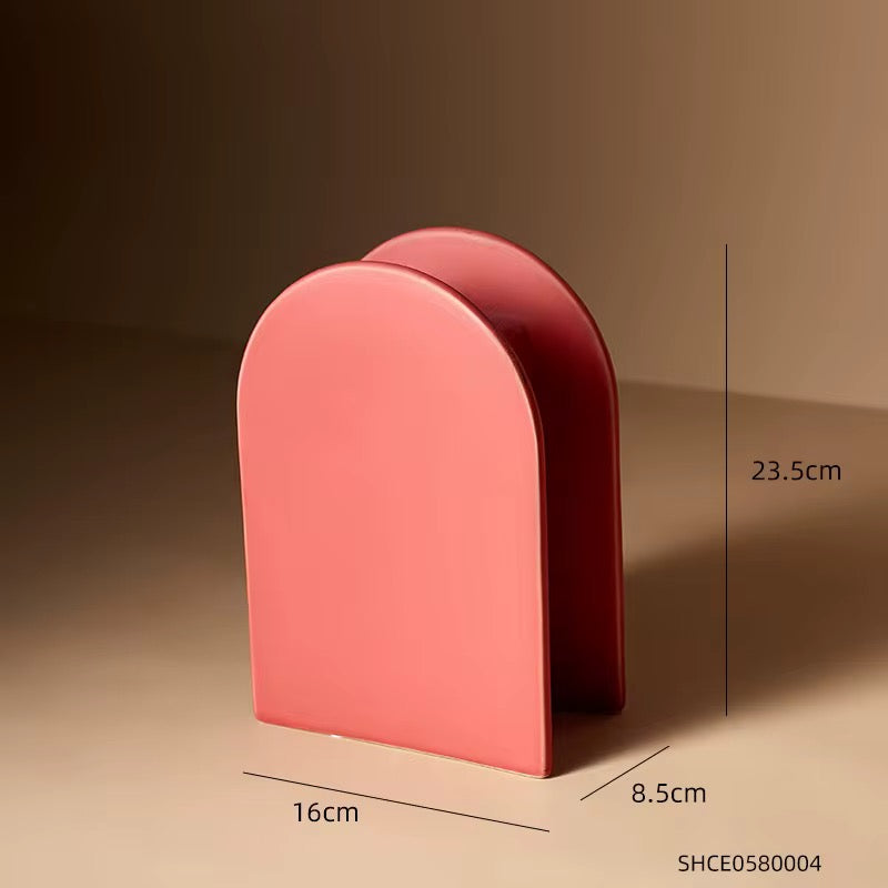 Modern Arch Ceramic Vase #CV3206