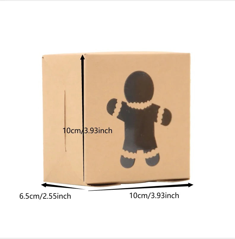 12Pcs Mix Kraft Christmas Box #CB1564