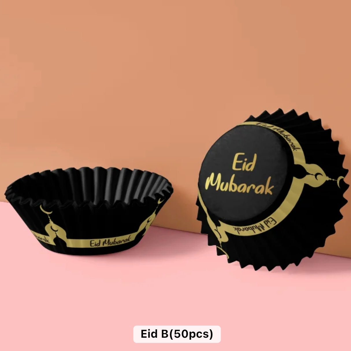 50pcs Ramadan Cake Paper Muffin Cup #CC1659