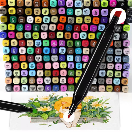 Artist Color Marker Pens Set 80pcs #MP2418
