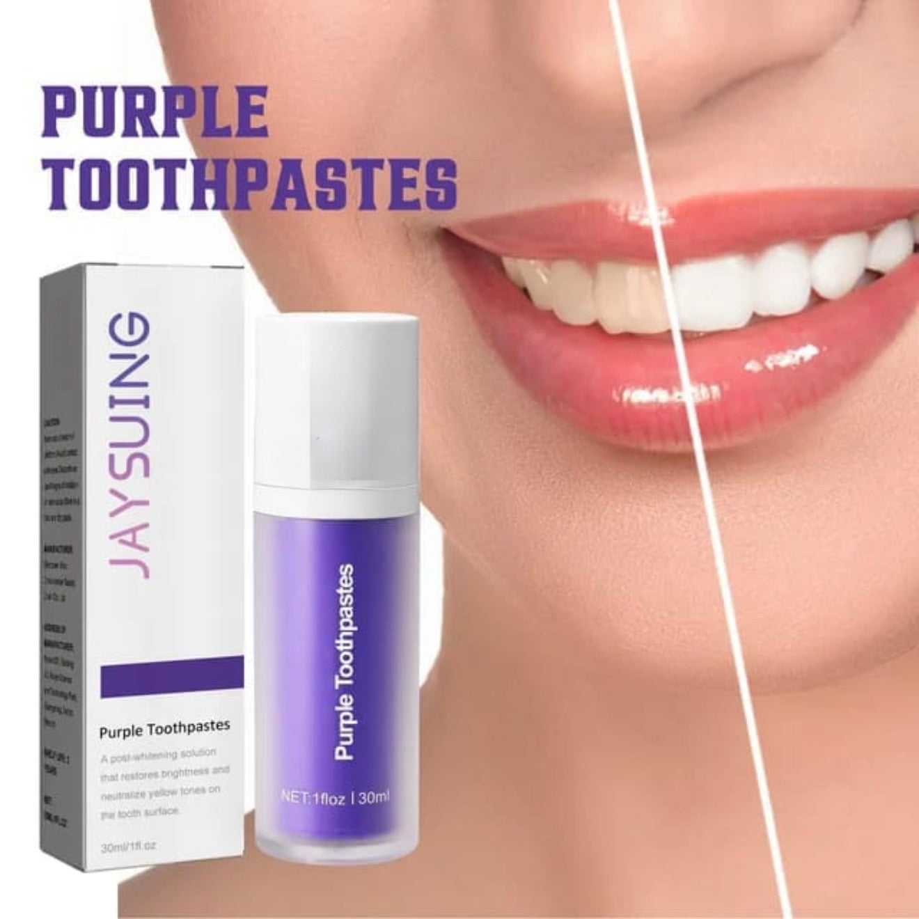 Purple Whitening Toothpaste #TF040