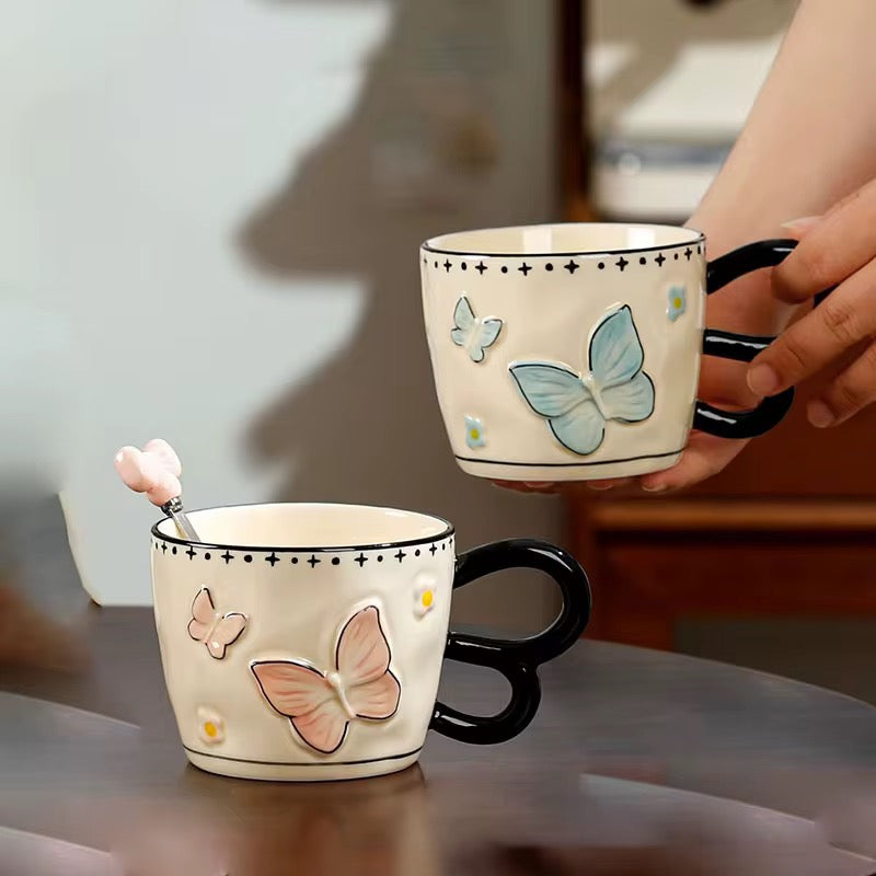 Butterfly Ceramic Mug #GM2334