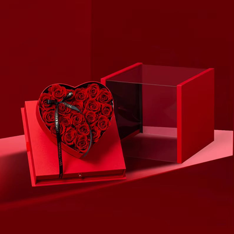 Luxury Gift Box with Ribbon – 27 × 27 × 24 cm #GB4317