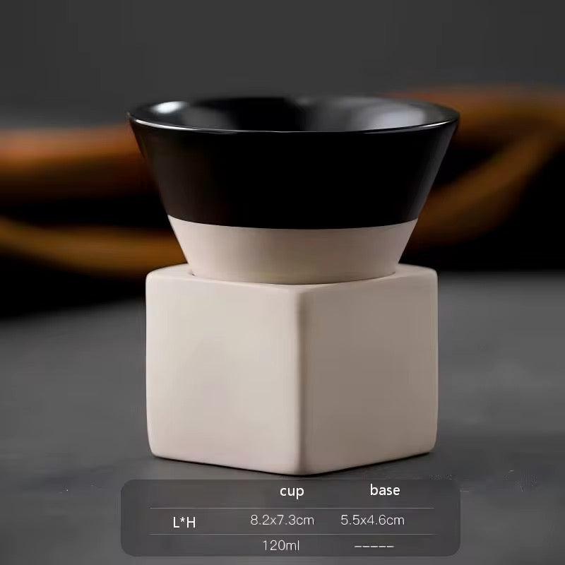 120ml Ceramic Coffee Cup with Base  #CM3958