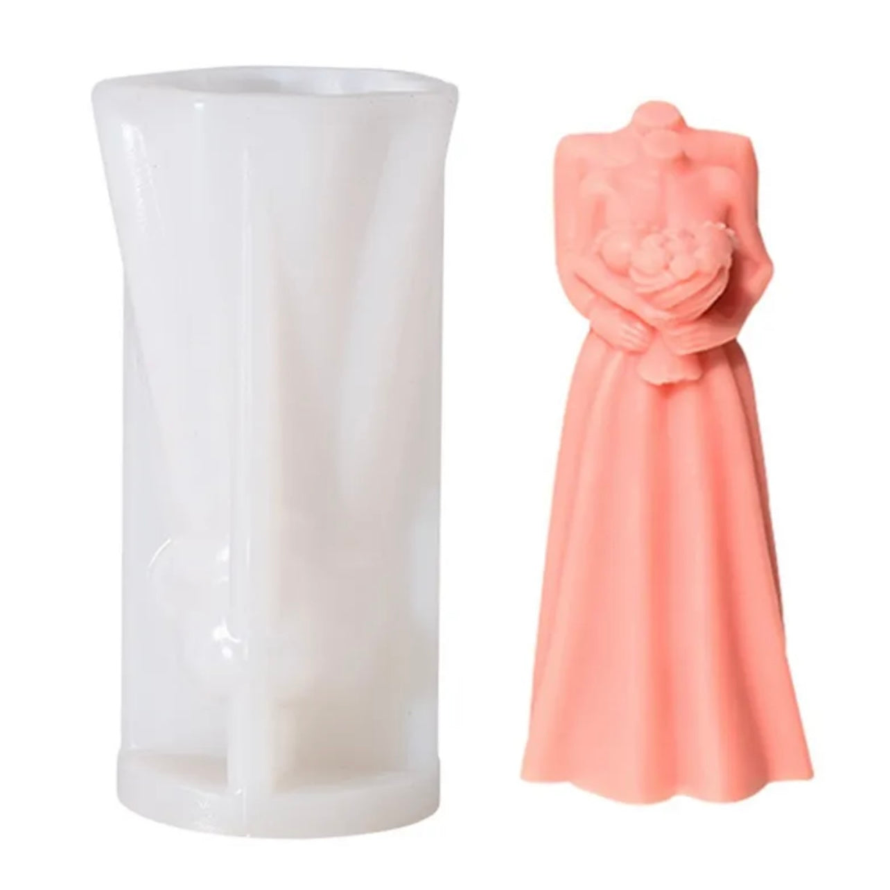 Couple Hugging Body Silicone Mold #SM2720