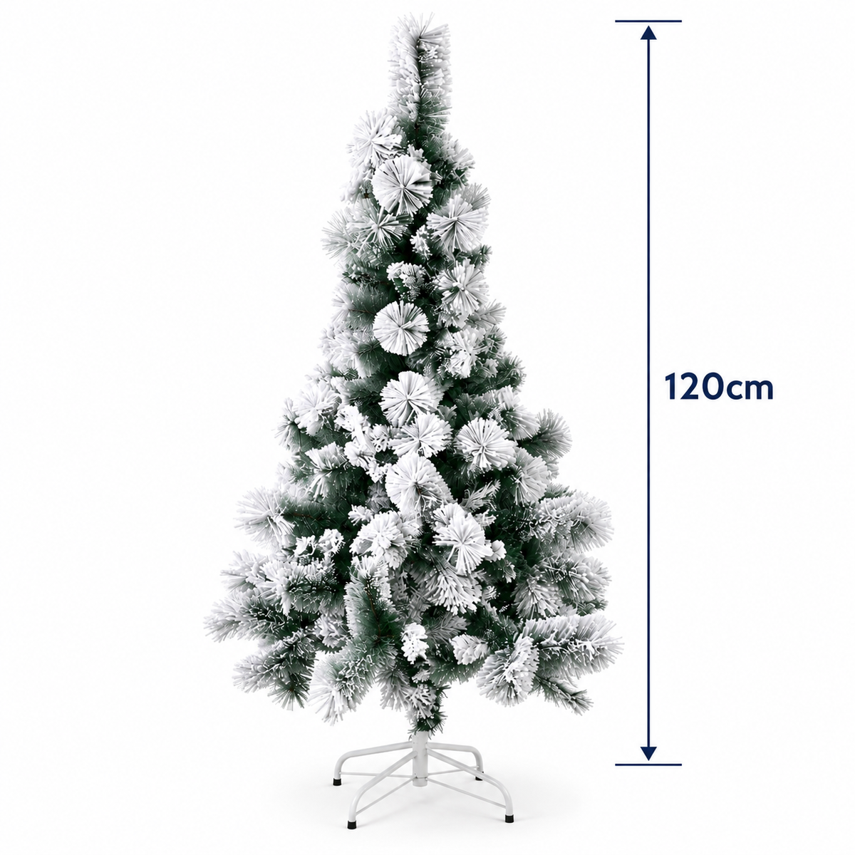 Flocked Christmas Tree with White Snow #CT4375