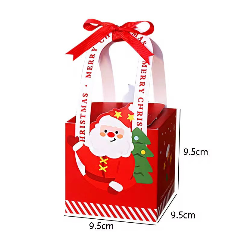 X12pcs Christmas Box With Ribbon #CB2308