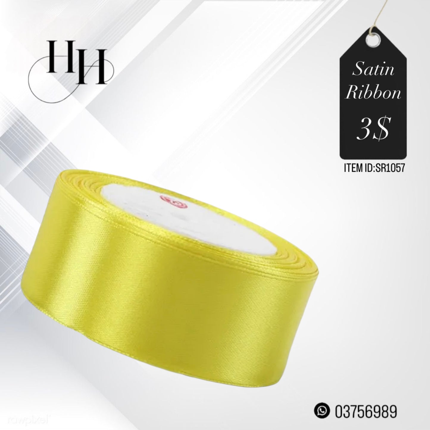 Satin Ribbon 20M x 4cm