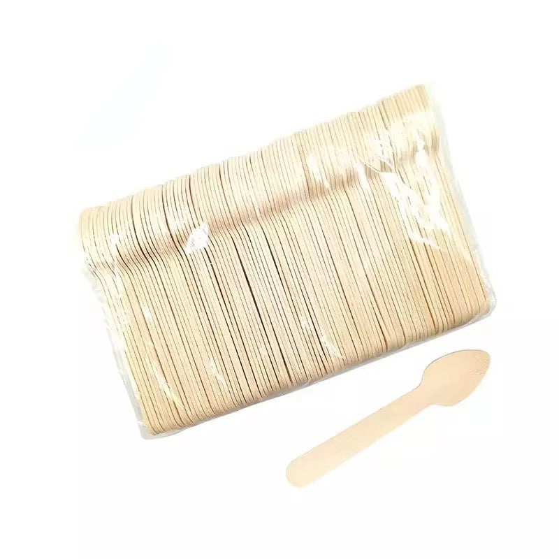 100pcs/pack Wooden spoon #WF2097