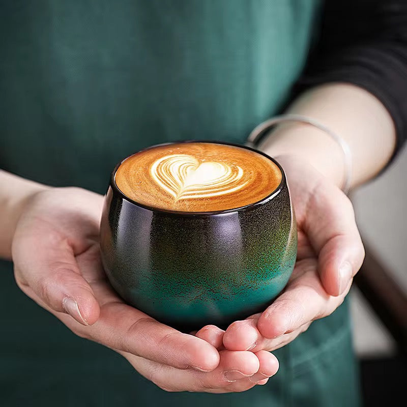180ml Reactive Glaze Ceramic Cup #CM3956