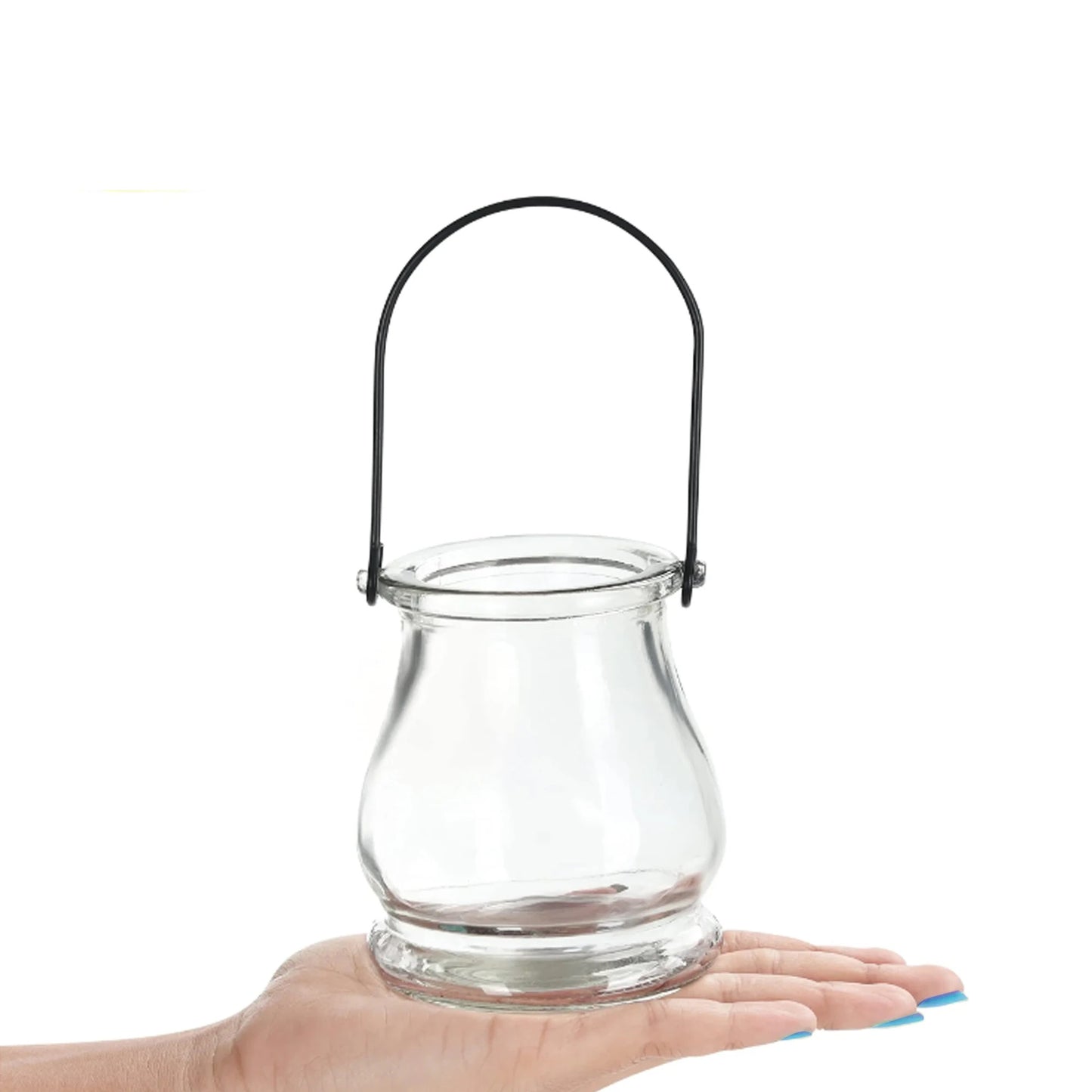 Glass Candle Holder #CH1685