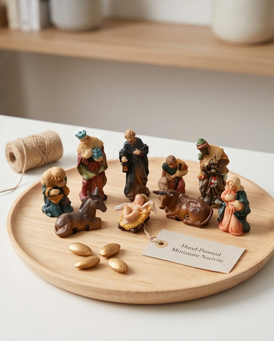 Mini Nativity Scene Figurines Set #CF4350