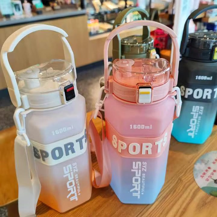 1600ml Sports Water Bottle with Strap #WB3886