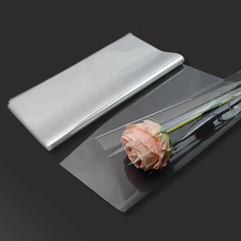 X50 70*70cm Clear Cellophane Wrapping Paper #WP1332