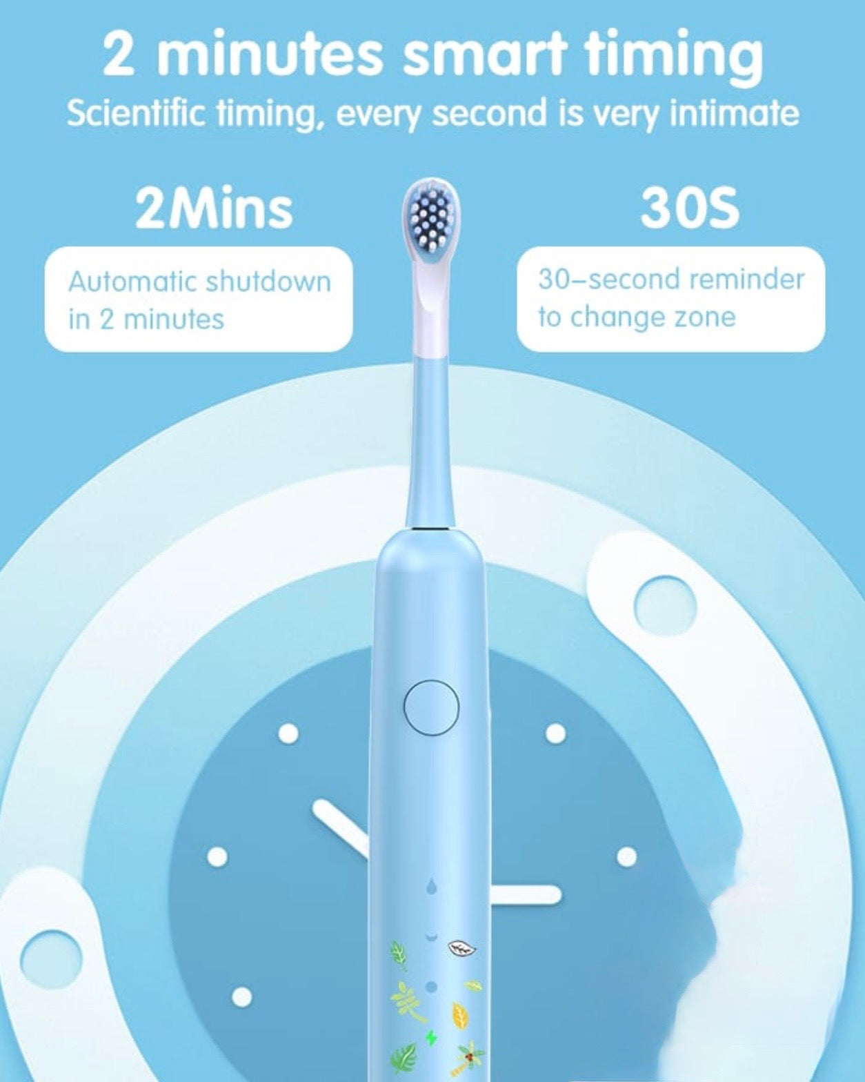 2024 Smart APP Sonic Electric toothbrush TF008