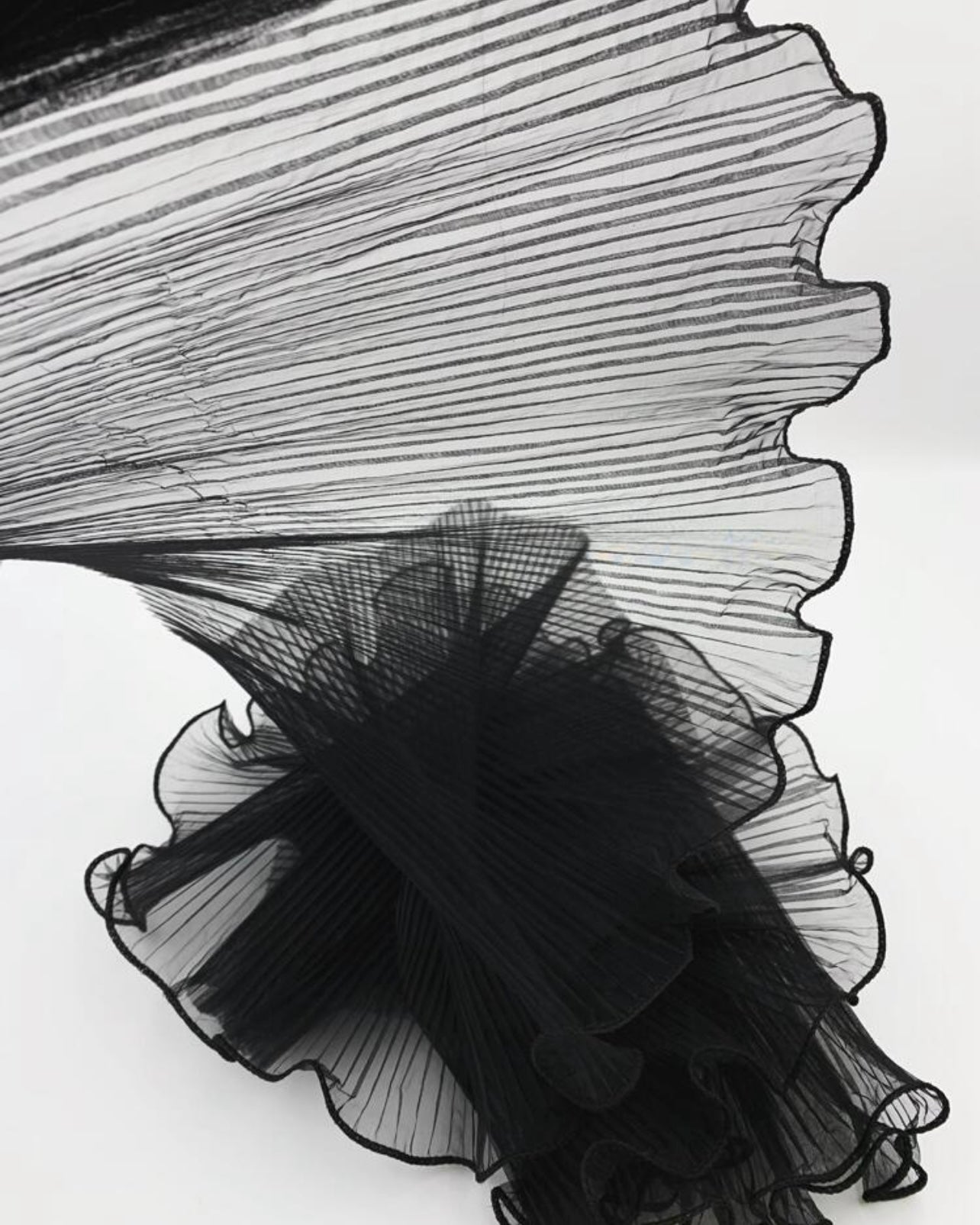 Solid Gift Wrapping Mesh Black Color #WP1029