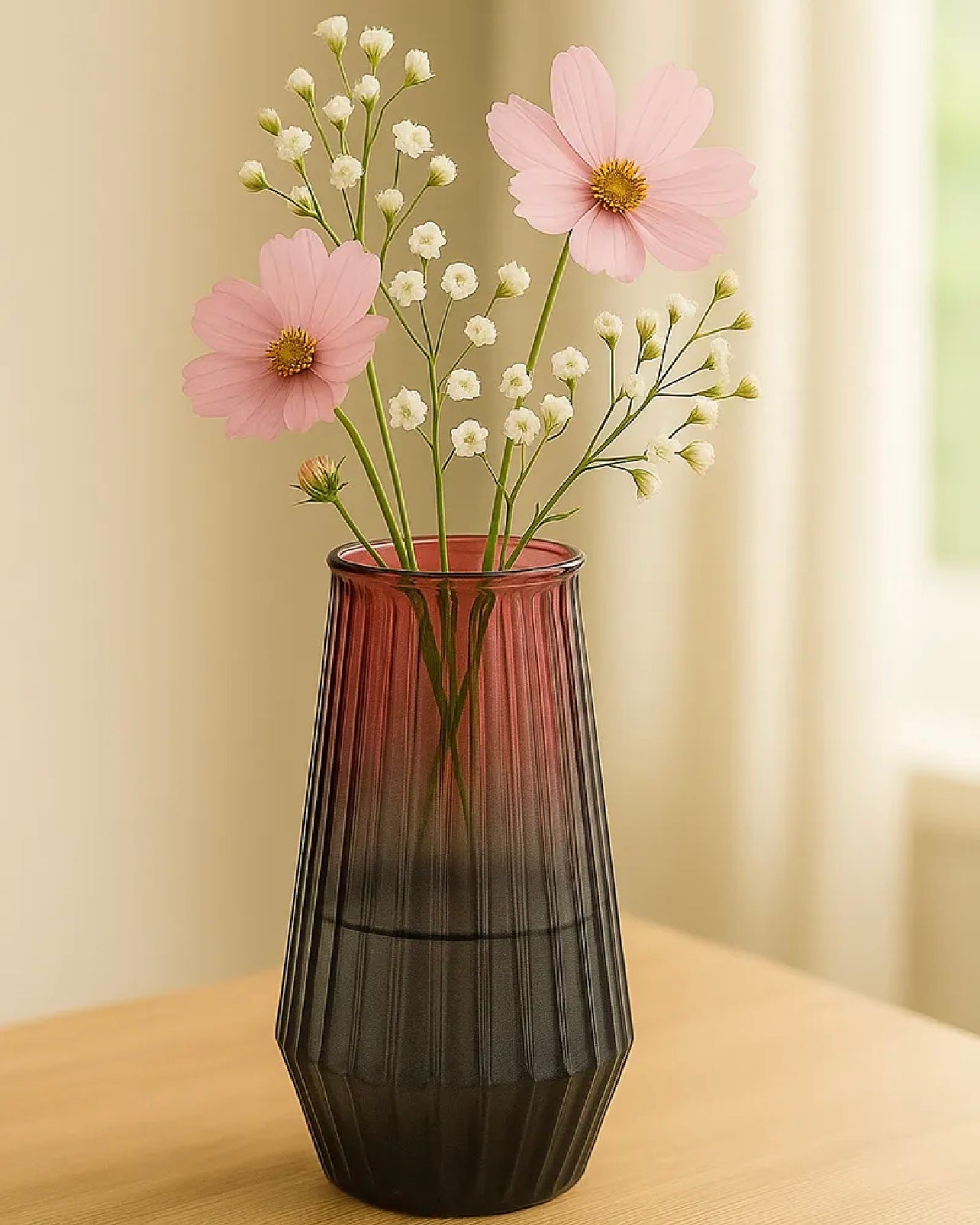 Flower Desk Decorative Glass Vase 20x12cm #GV2808