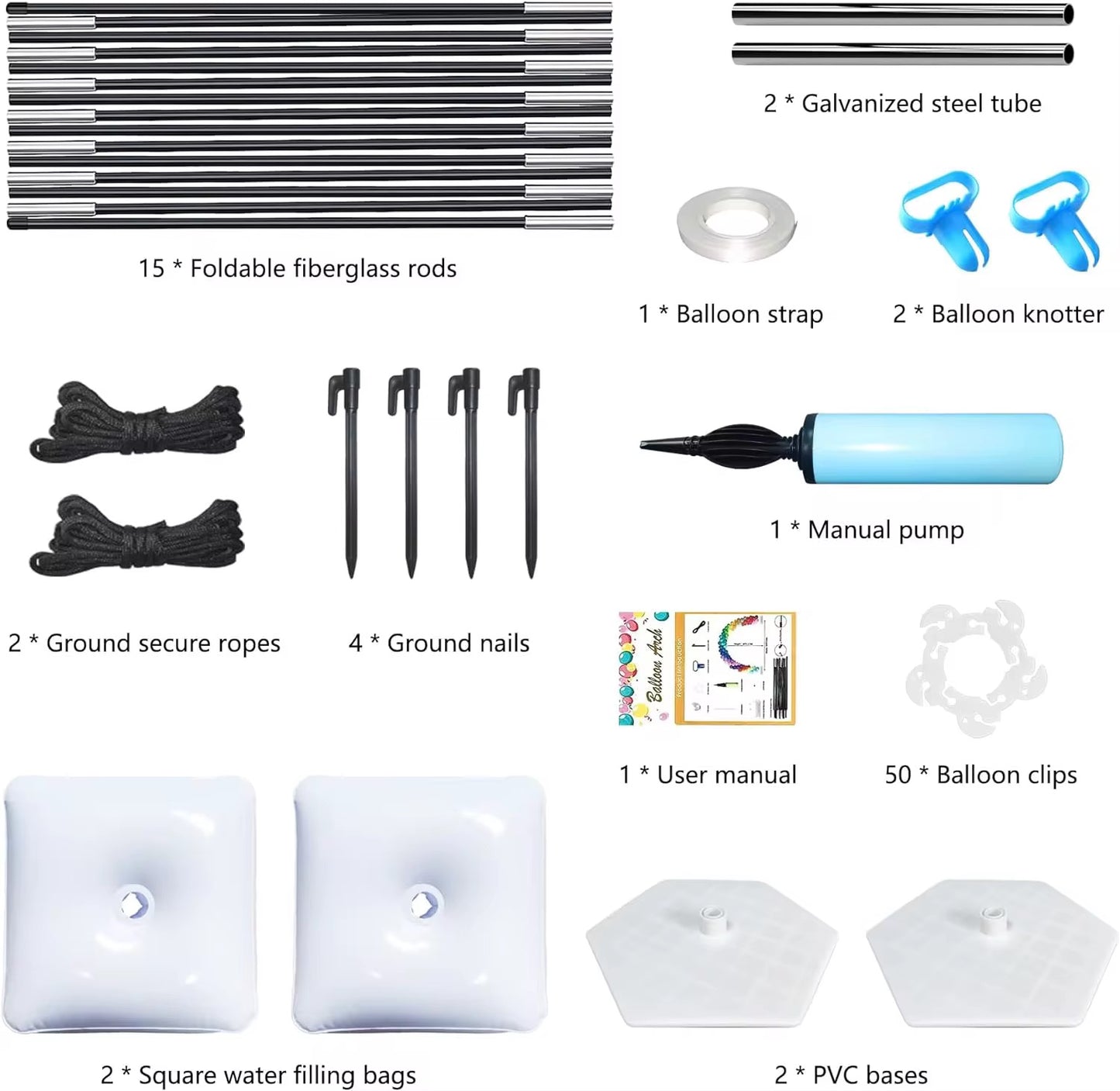 Balloons Arch Decoration Set #BA2386