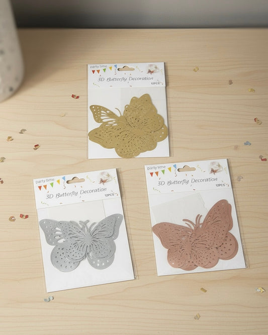 3D Butterfly Decoration x12pcs #GB1232