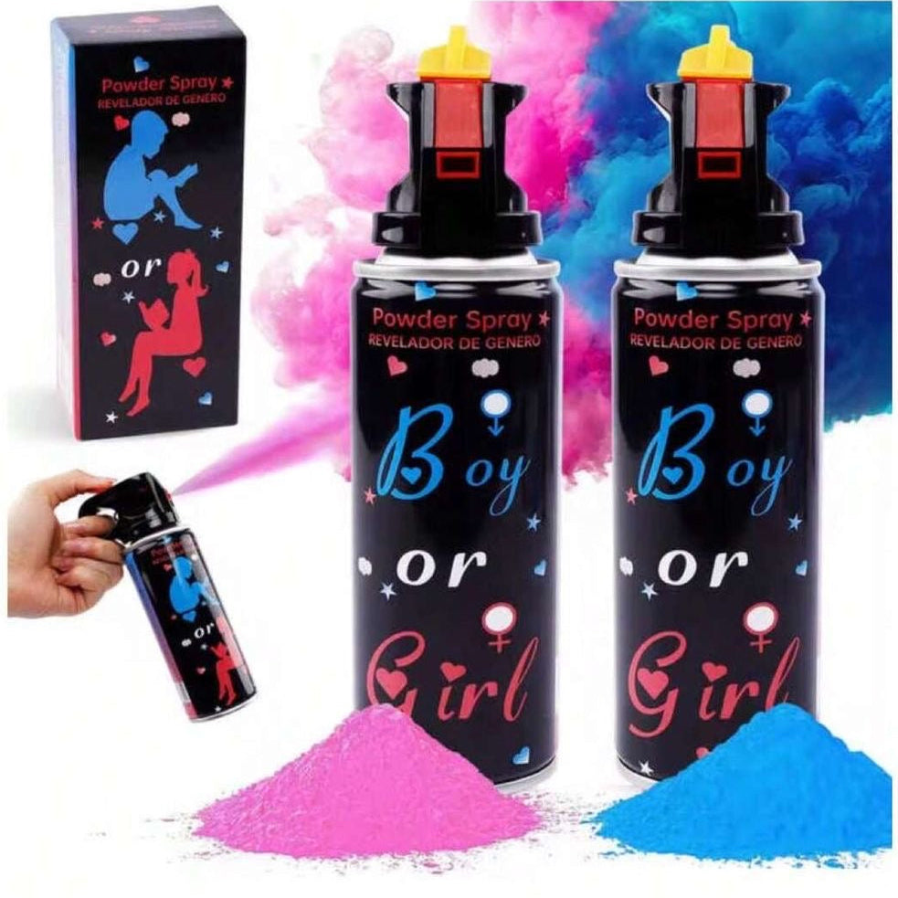 Gender Reveal Powder Spray – Boy or Girl Color Cannon #GS3087