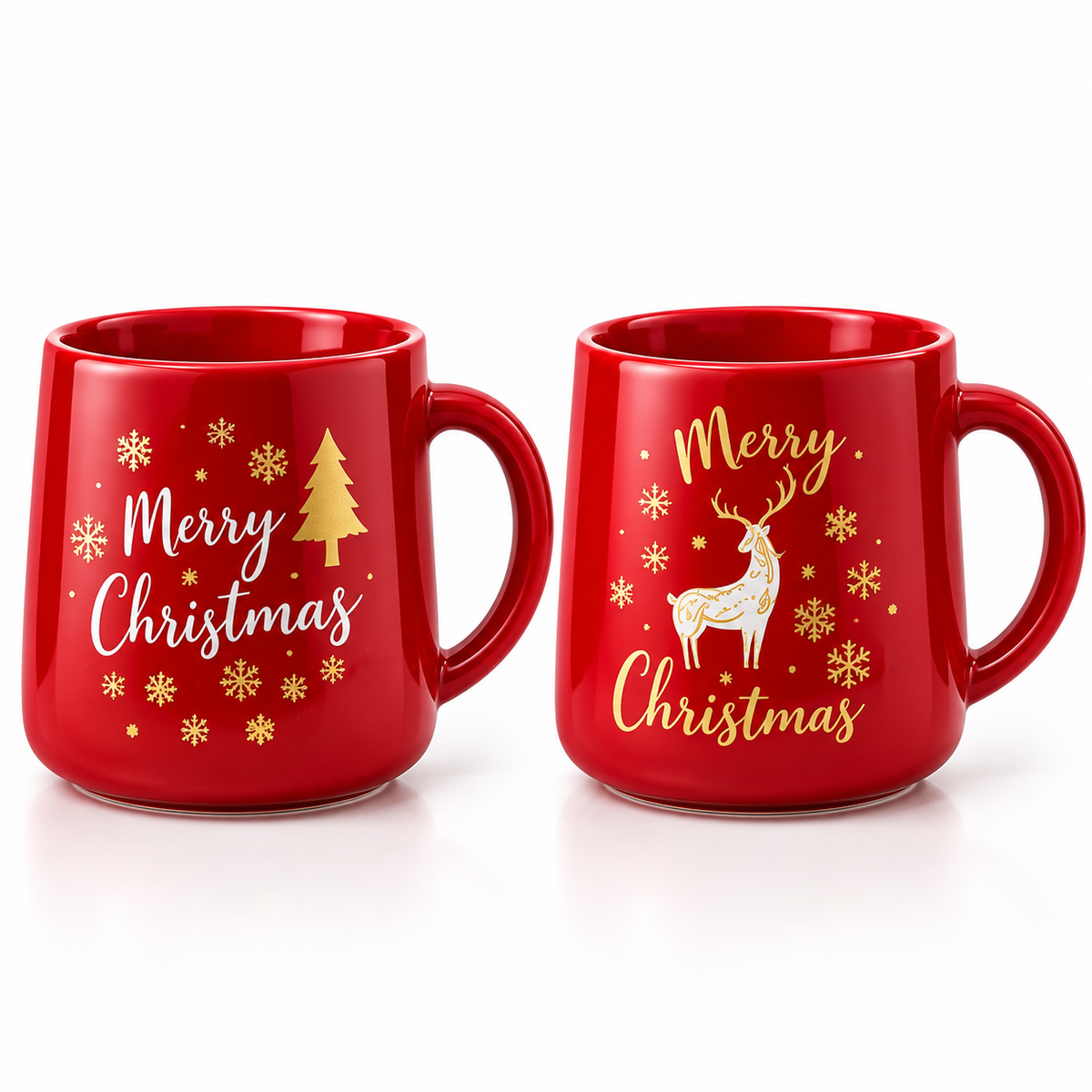 Christmas Red Ceramic Mug #CM4335