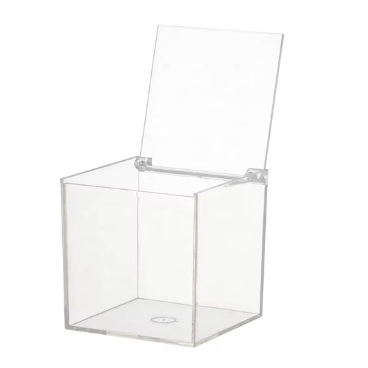 Clear Acrylic Storage Box with Flip Lid #AB2728