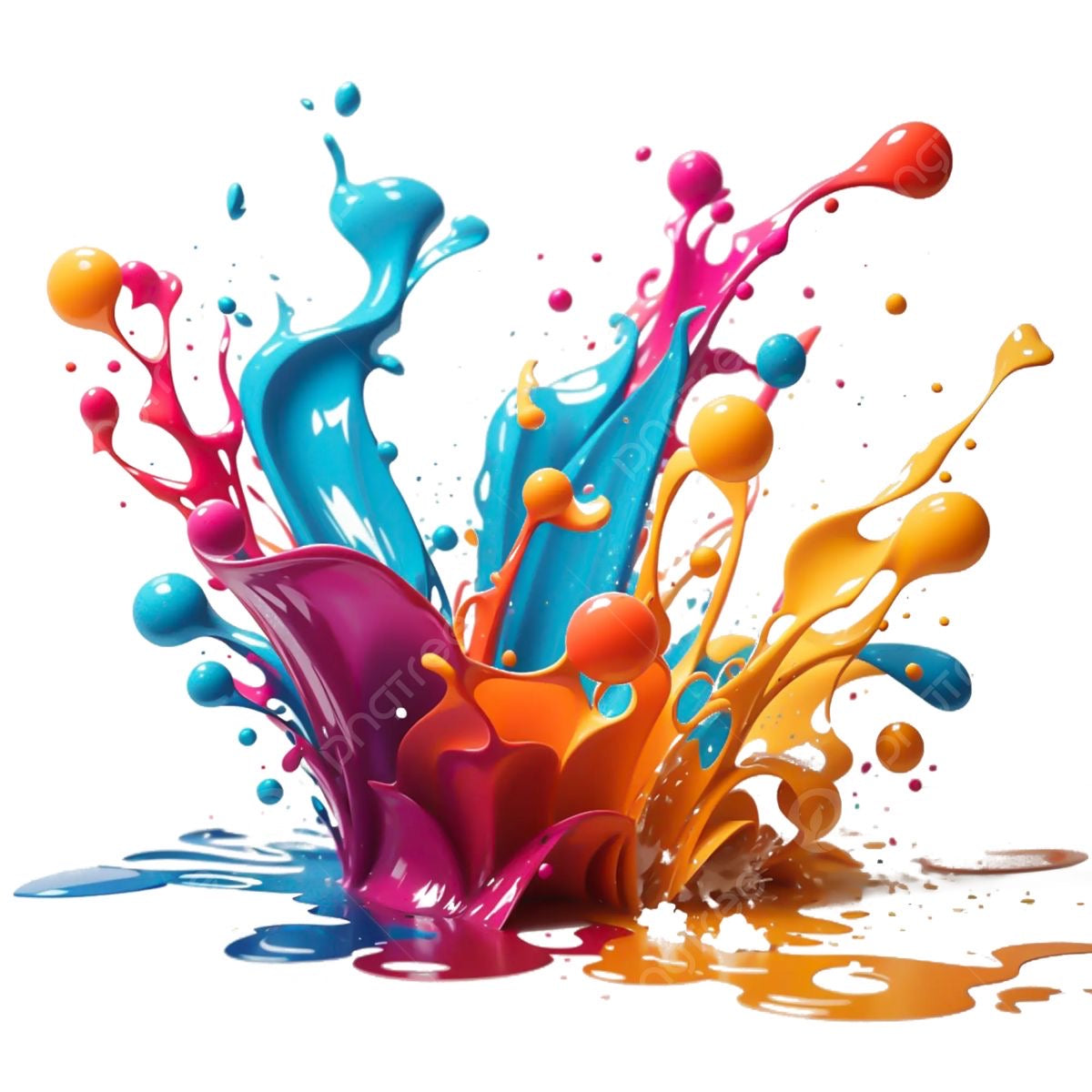 High Gloss Water-based Paint 100ml For Gypsum & Jesmonite #GC2075