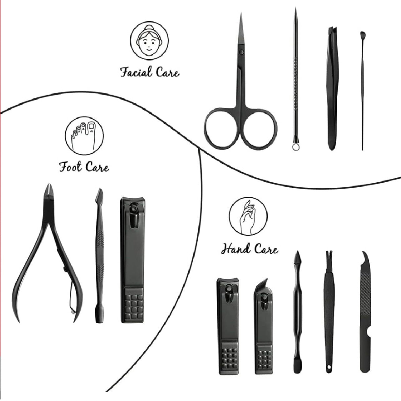 Stainless Steel Manicure Set #MS1703