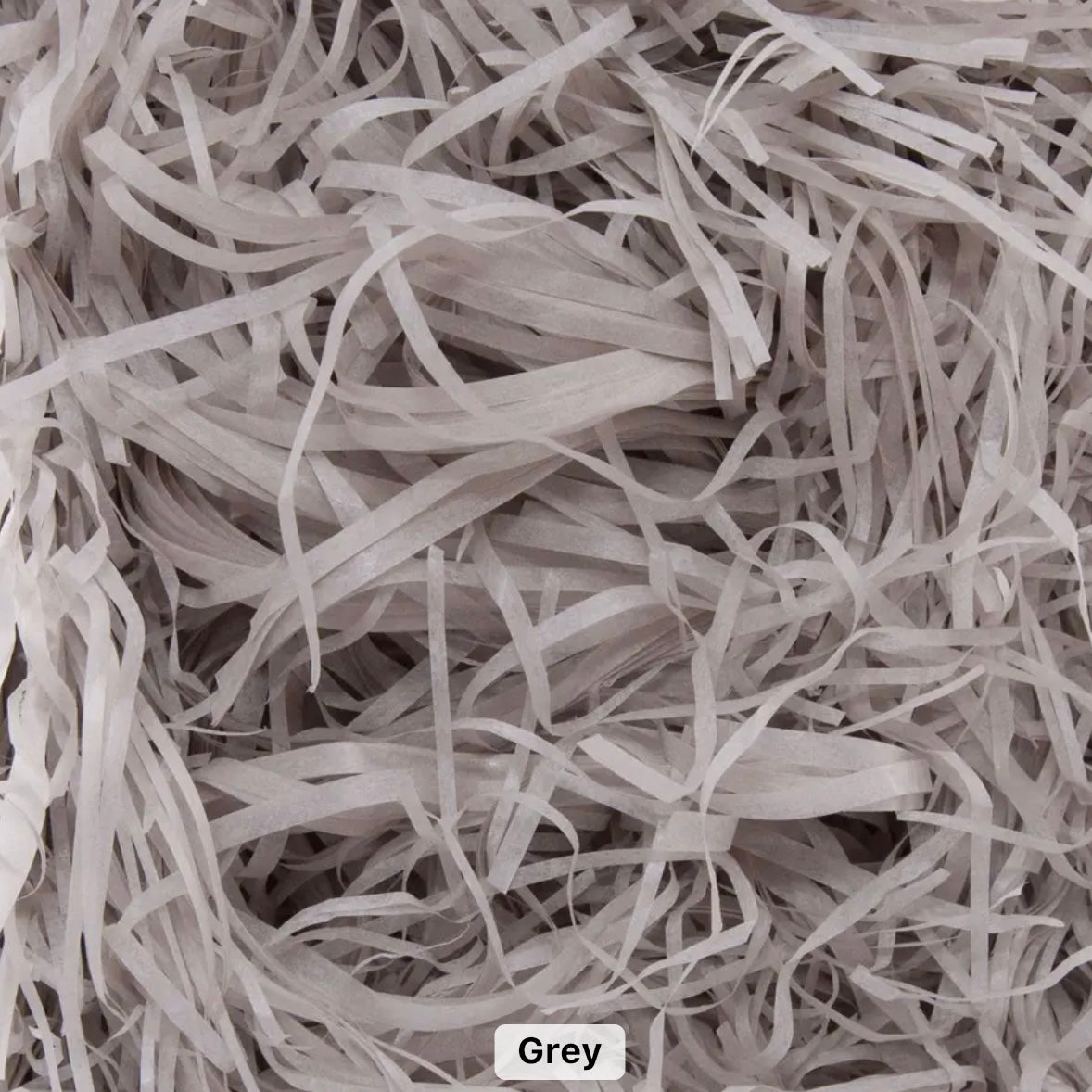 100g Gray Shredded Paper #SP1302