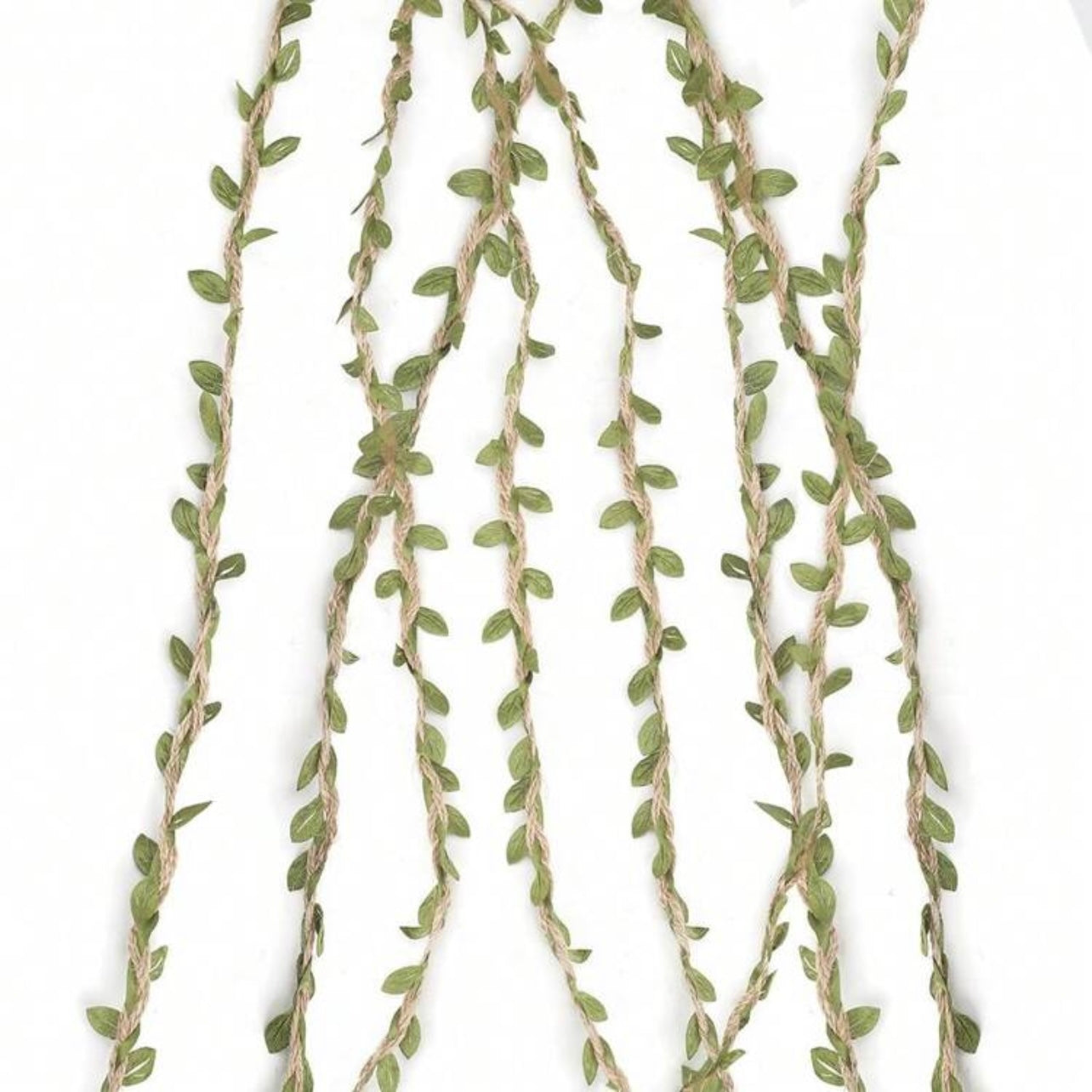 Green Leaves Jute Ribbon #JR1060