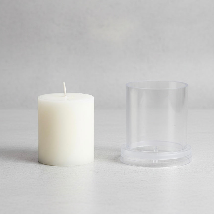 Classic Cylinder Pillar Candle Mold – Round DIY Candle Mold #SM2888