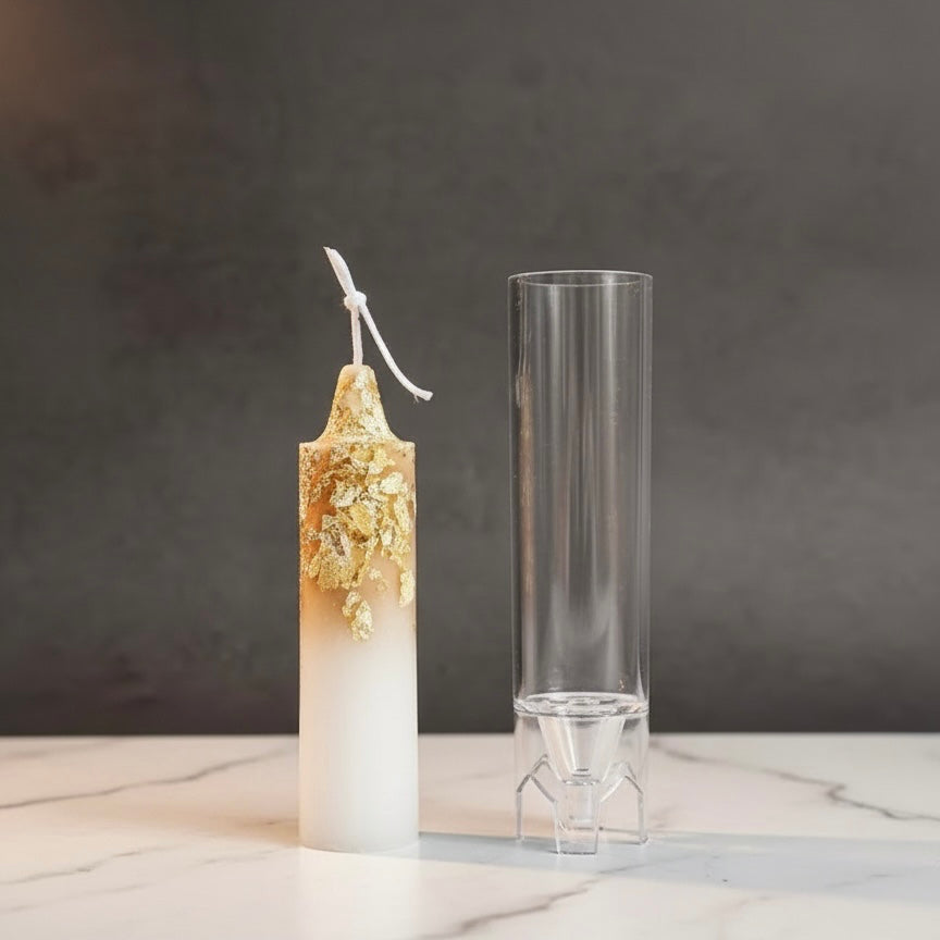 Slim Tall Pillar Candle Mold – Elegant Cylinder DIY Candle Mold #SM2889