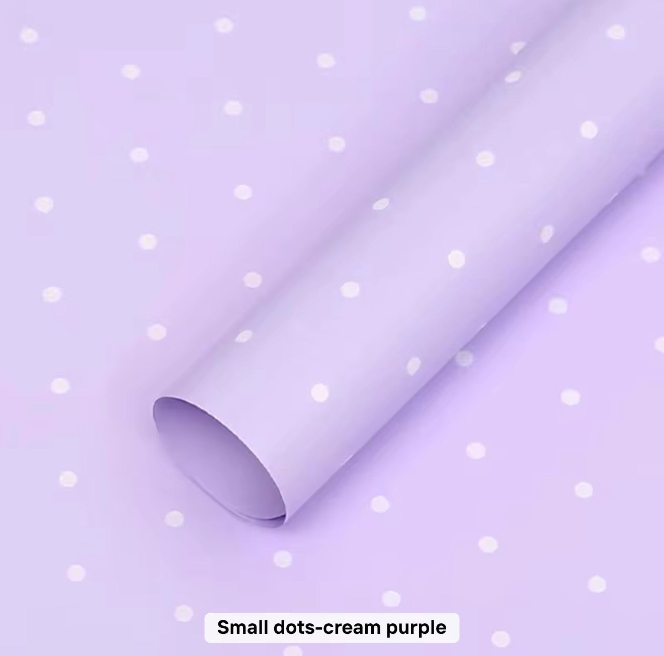 60x57cm Polka Dot Flower Wrapping Paper #WP4081