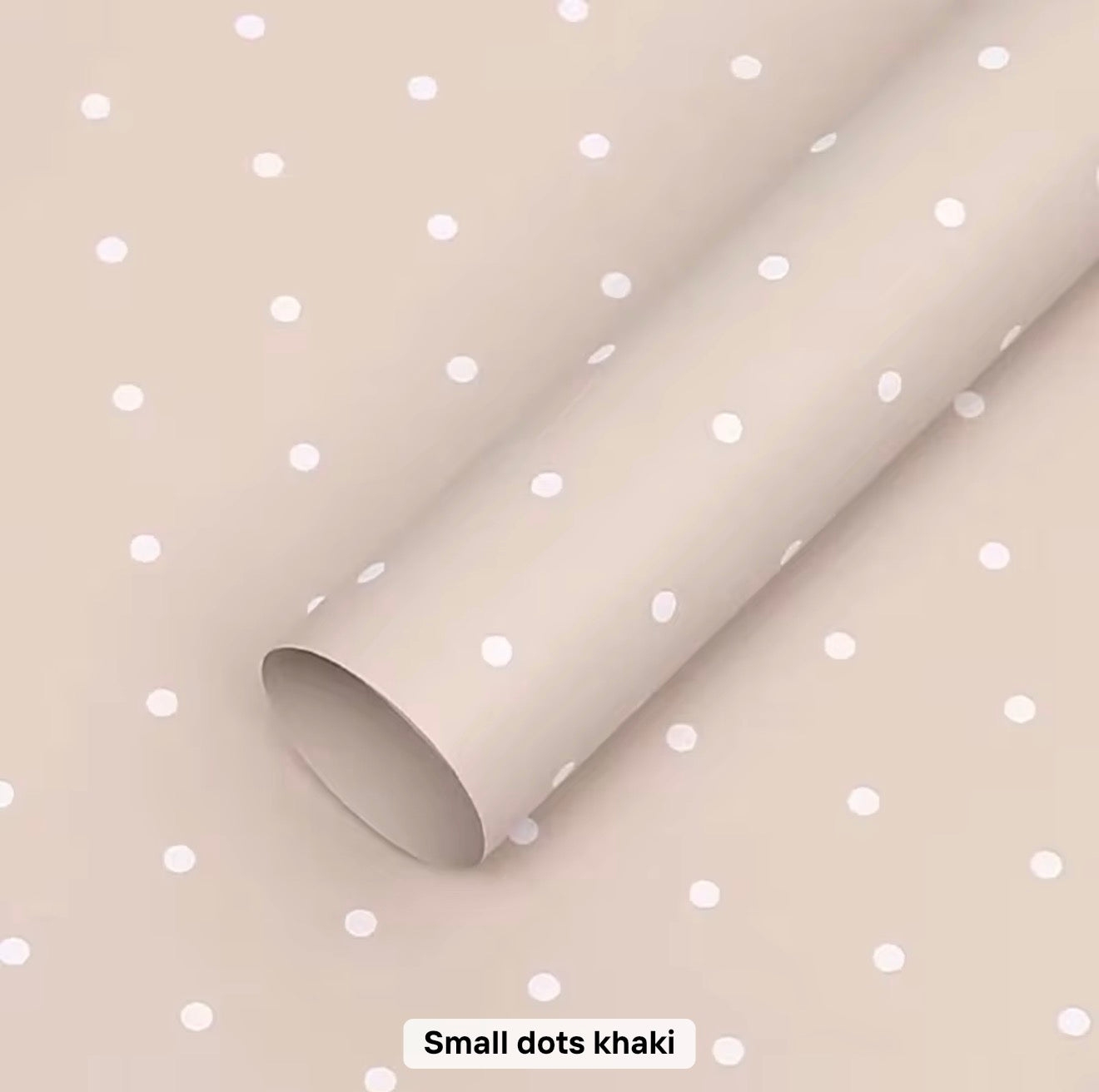 60x57cm Polka Dot Flower Wrapping Paper #WP4081