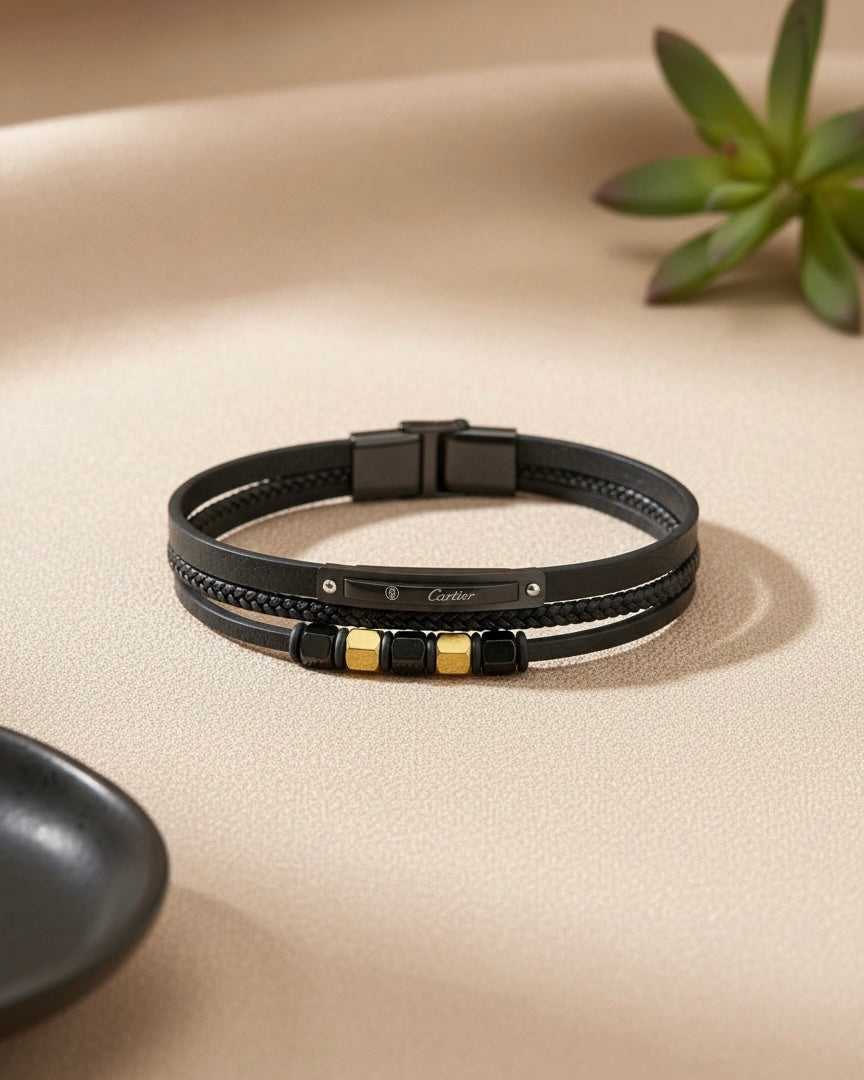 Luxury Cartier Style Men’s Bracelet #VC3844