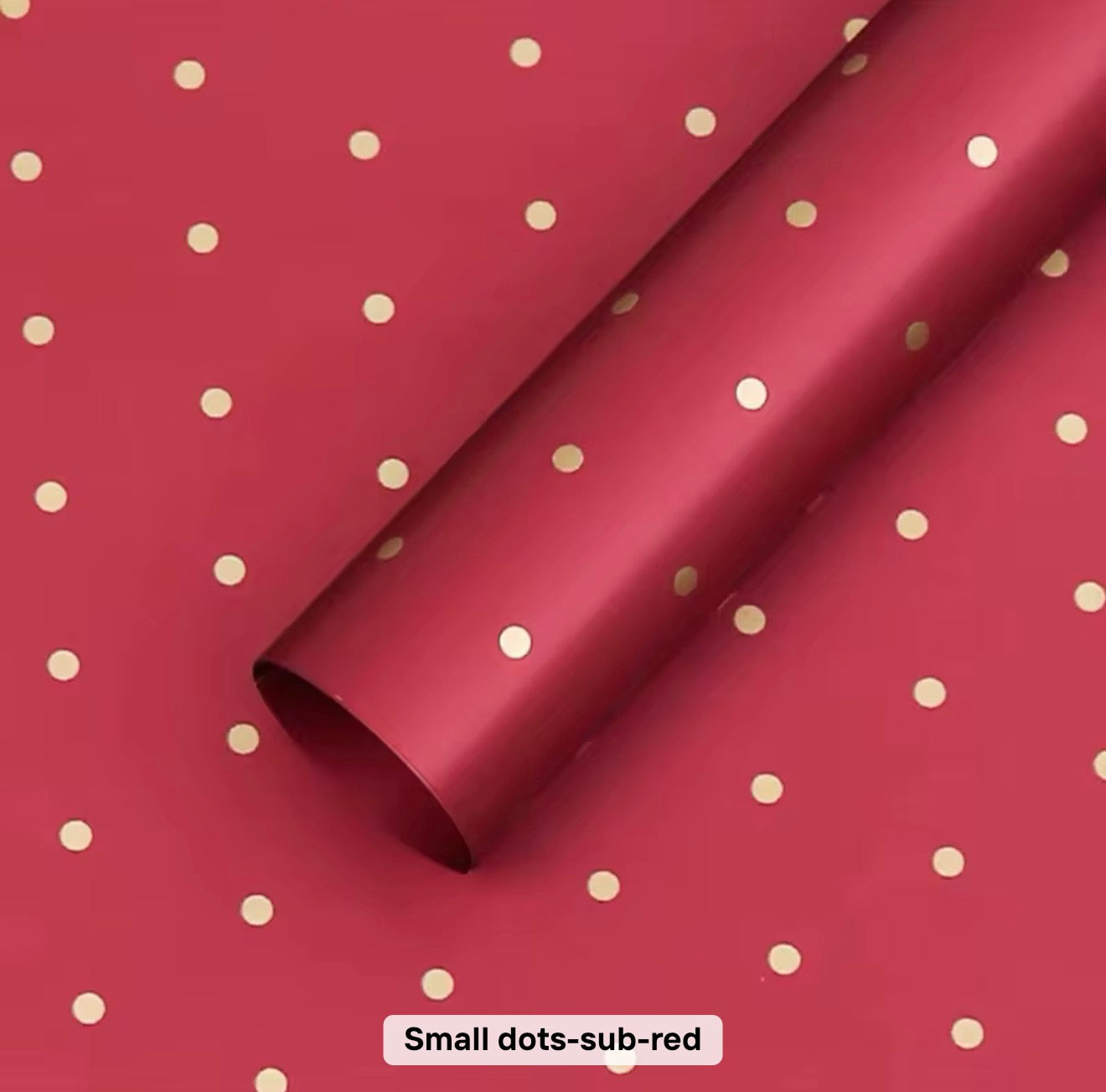 60x57cm Polka Dot Flower Wrapping Paper #WP4081