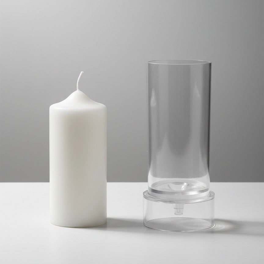 Slim Tall Pillar Candle Mold – Elegant Cylinder DIY Candle Mold #SM2959
