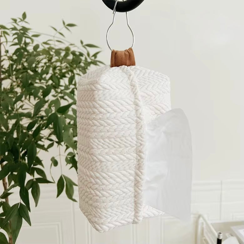 Knitted Tissue Box Cover #CV3982