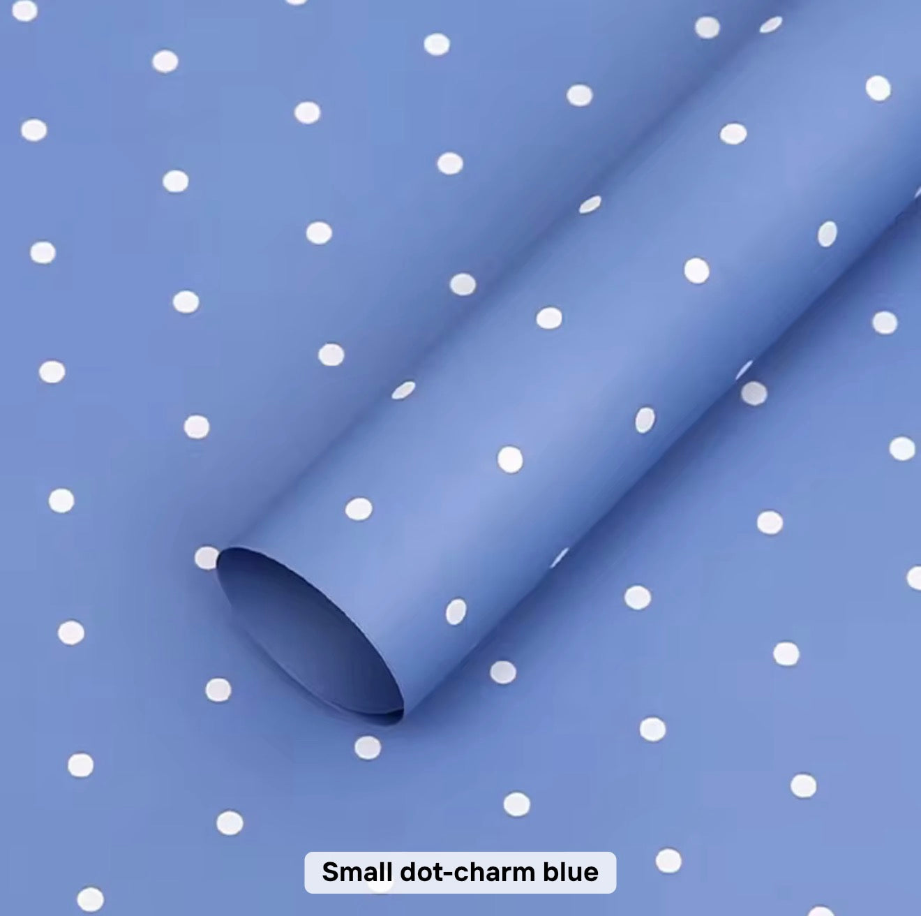 60x57cm Polka Dot Flower Wrapping Paper #WP4081