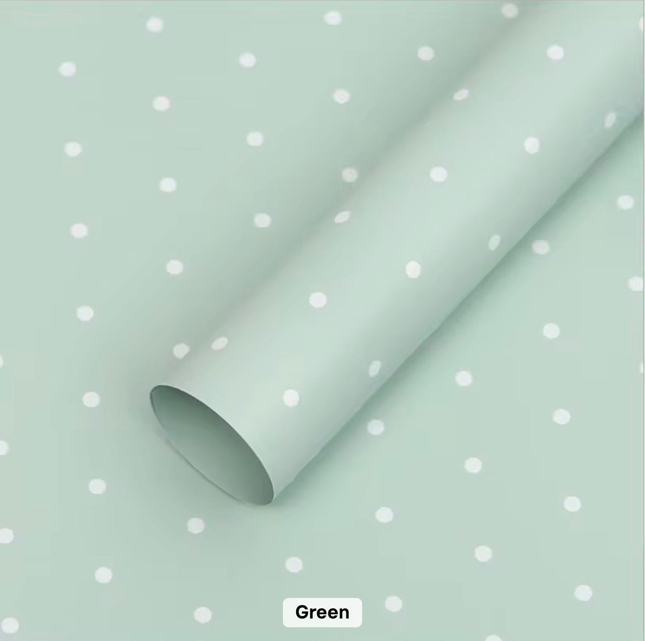60x57cm Polka Dot Flower Wrapping Paper #WP4081