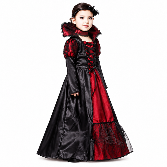 Gothic Vampire Girl Costume #CF4365
