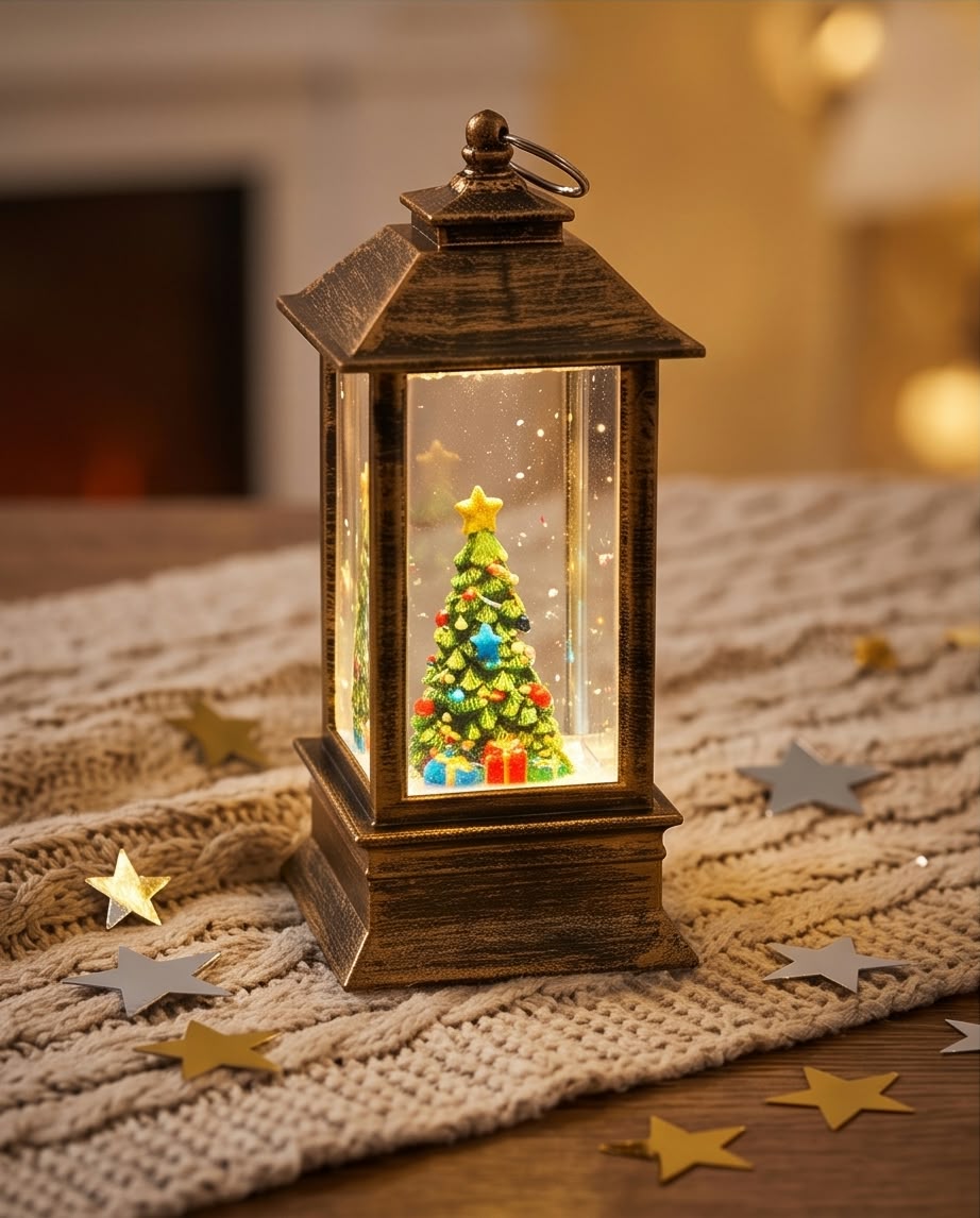 Mini Christmas LED Lanterns – Assorted Designs #LL4376