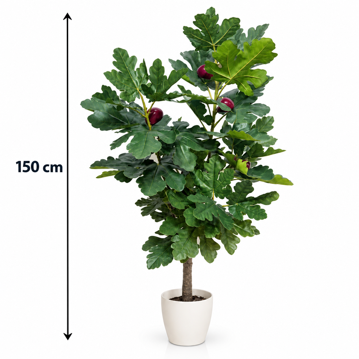 Artificial Fig Tree with Decorative Pot – 150 cm #AT4415