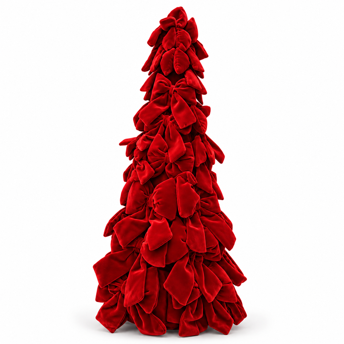 Velvet Christmas Tree Decoration – 65cm #CB4416