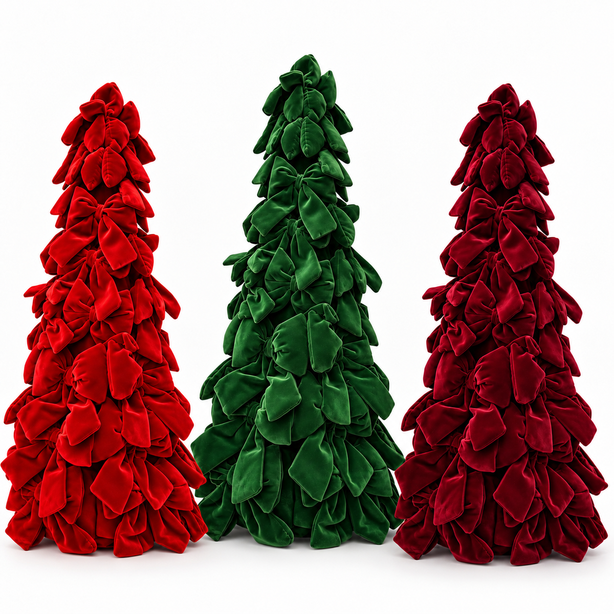 Velvet Christmas Tree Decoration – 65cm #CB4416