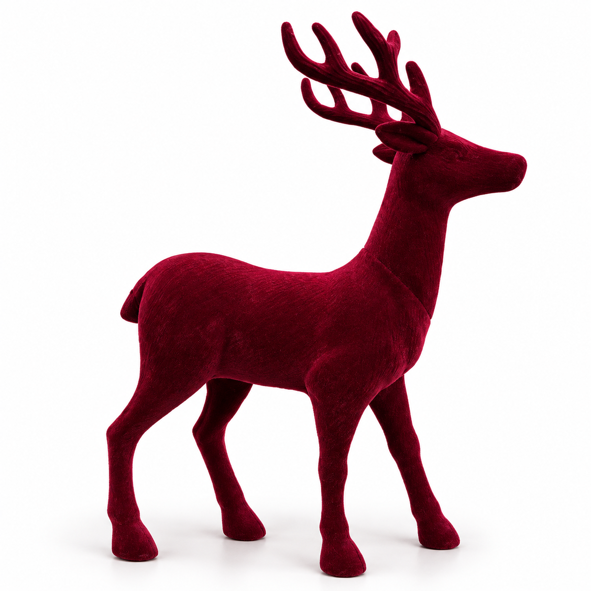 Velvet Reindeer Christmas Decoration #CD4429