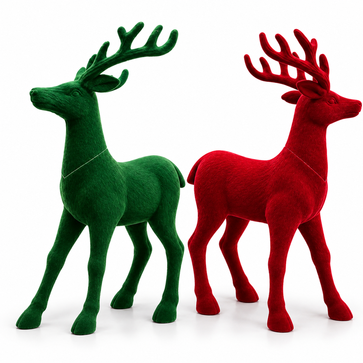 Velvet Reindeer Christmas Decoration #CD4429