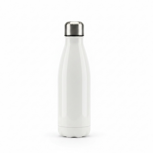 500ml Sublimation Stainless Steel Water Bottle – White #SB3175