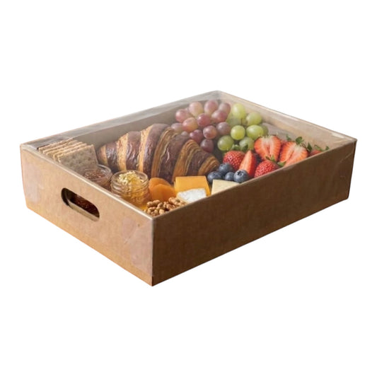 1pc/40x30x10cm Carton Serving & Gift Box with Clear Lid #TC3201